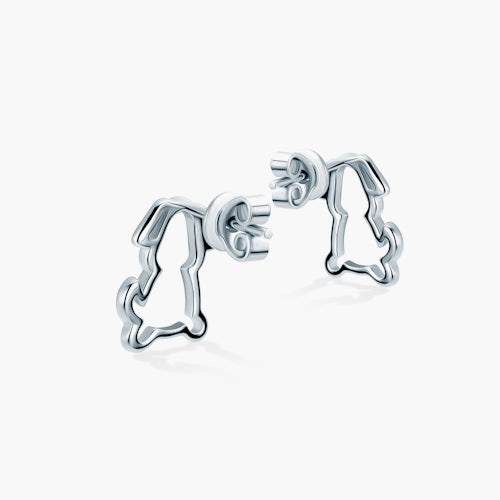 Kolczyki pies Animals: srebrne